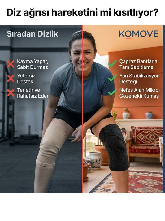 KOMOVE Menisküs Diz Desteği 2