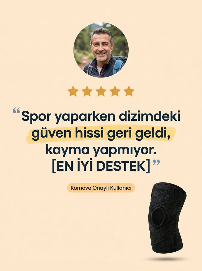 KOMOVE Menisküs Diz Desteği 4